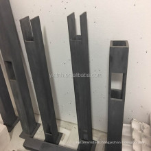 Refractory silicon carbide cross beams / SIC pillars / SiSiC support columns with round holes